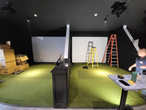 Connecticut Golf Simulator Turf Installation