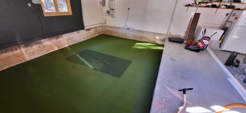 Connecticut Golf Simulator Turf Installation